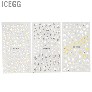 Icegg Nail Decorative  Self Adhesive Art For Women DIY