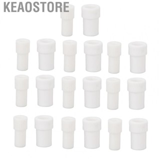 Keaostore 20pcs Saliva Ejector Weak Strong Suction Converter Disposable White Oral Adaptor for Clinic b