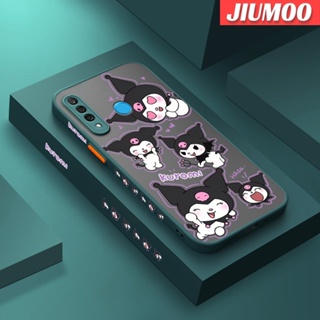 สําหรับ Huawei Nova4 Nova 4E P30 Lite เคสแฟชั่น Kuromi ฝ้า ดีไซน์ใหม่ ใส ขอบสี่เหลี่ยม เคสรูปแบบ ซิลิโคน กันกระแทก เคสป้องกัน