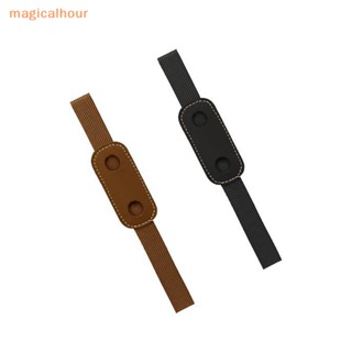 Magicalhour^^ กระเป๋าใส่ปากกา หนัง PU แบบยืดหยุ่น สามารถปรับได้ ถอดออกได้