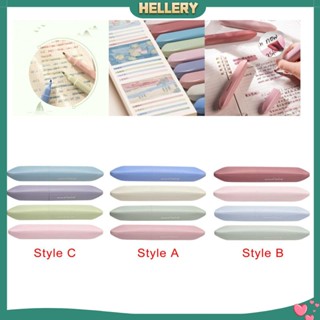 [HelleryTH] ชุดปากกามาร์กเกอร์ ไฮไลท์ DIY สําหรับนักเรียน 4 ชิ้น