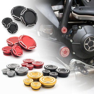 ฝาครอบรูกรอบอลูมิเนียม CNC สําหรับ Ducati Scrambler 400 800 1100 2015-2023 2022 4 ชิ้น