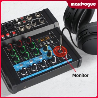 [Maxivogue] เครื่องผสมเสียงคอนโซล 48V สําหรับบันทึกเสียง ปาร์ตี้ ที่บ้าน