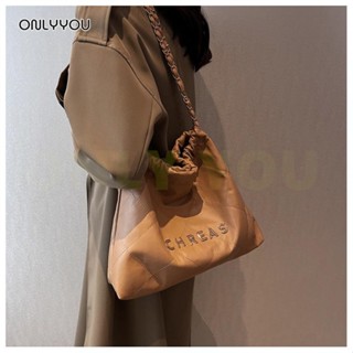 ONLY&amp;YOU กระเป๋าสะพายข้าง กระเป๋าถือ สไตล์เกาหลี หนัง PU ใส่เที่ยว ใส่ทำงานได้