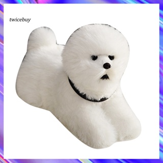 [TY] Bichon Frise Puppy ตุ๊กตาสุนัขเท็ดดี้จําลอง น่ารัก ของขวัญวันเกิด สําหรับตกแต่ง