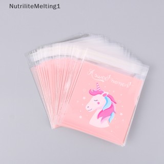 [NutriliteMelting1] ถุงบรรจุภัณฑ์ ลายการ์ตูน สําหรับใส่คุกกี้ ขนมหวาน เหมาะกับงานปาร์ตี้วันเกิด 100 ชิ้น