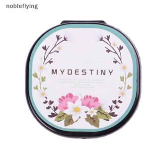 Nf ชุดแปรงฟองน้ํา ทําความสะอาดแปรงแต่งหน้า อายแชโดว์ สองชั้น nobleflying