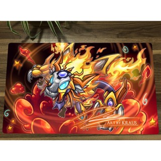 Yu-gi-oh Playmat Toon Salamangreat Heatleo TCG CCG แผ่นรองเมาส์ สําหรับเล่นเกม