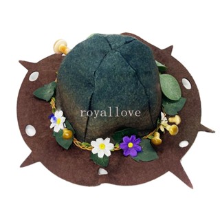 Royal Leaf Felt หมวกแม่มด สําหรับแต่งคอสเพลย์ฮาโลวีน