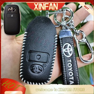 เคสกุญแจรีโมทรถยนต์ แบบหนัง สําหรับ Toyota Veloz 2022 Veloz 2021 Raize Avanza 2022 Yaris Ativ 2022 2023 New Yaris Ativ Sports