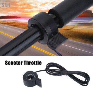 SN4 การควบคุมความเร็ว 3 สาย Thumb Throttle ที่จับซ้ายขวาสำหรับ E bike Electric Bike Scooter
