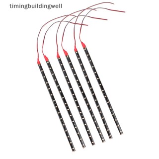 Twth แถบไฟ LED DC 12V กันน้ํา สําหรับรถยนต์ รถจักรยานยนต์ QDD 6 ชิ้น