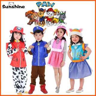 ชุดคอสเพลย์ Paw Patrol Chase Marshall Skye Rubble Rocky Zuma สําหรับปาร์ตี้ฮาโลวีน