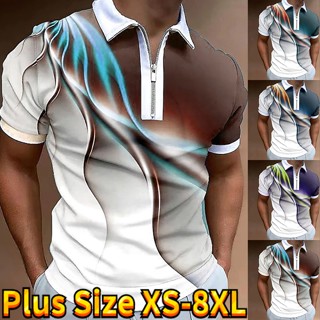 เสื้อกันหนาว แขนสั้น มีซิป สไตล์วินเทจ สตรีท ไซซ์ XS-8XL แฟชั่นสําหรับผู้ชาย