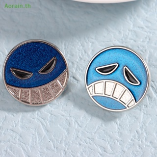 # Facc &amp; ใหม่ # เข็มกลัดโลหะ ลายการ์ตูนอนิเมะญี่ปุ่น Ace Cap Lapel Pins สําหรับผู้ชาย ผู้หญิง 2 ชิ้น