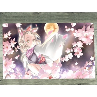 Yugioh OCG Playmat Ash Blossom &amp; Joyous Spring TCG CCG แผ่นรองเมาส์ สําหรับเล่นเกม