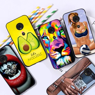 เคสโทรศัพท์มือถือ พิมพ์ลายการ์ตูน ภาพวาดสี สําหรับ Motorola Moto G7 XT1962 XT1962-4 6.2 นิ้ว