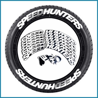 Speed HUNTERS สติกเกอร์ตัวอักษร สําหรับติดตกแต่งยางรถยนต์ และรถจักรยานยนต์