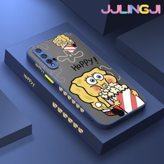 เคสโทรศัพท์มือถือ ซิลิโคนนิ่ม ใส กันกระแทก ลายการ์ตูนสพันจ์บ็อบ สําหรับ Huawei Nova 5T Honor 20 Pro