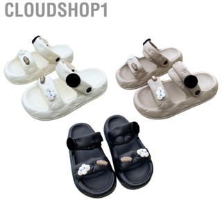 Cloudshop1 Beach Slipper  Soft Lightweight Slip Proof Lovely Ergonomic for Summer Women