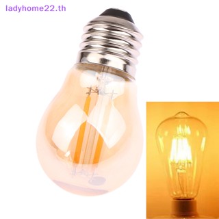 Doulady หลอดไฟ LED E27 2700K G45 2W 4W 6W สไตล์วินเทจ สําหรับโคมไฟระย้า