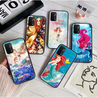 เคสโทรศัพท์มือถือแบบนิ่ม ลายเจ้าหญิงแอเรียล ลิตเติ้ลเมอร์เมด C146 สําหรับ OPPO A12E A15 A15S A53S A55 A56 A53 A32 A16 A16S A54S A54 A8 A31