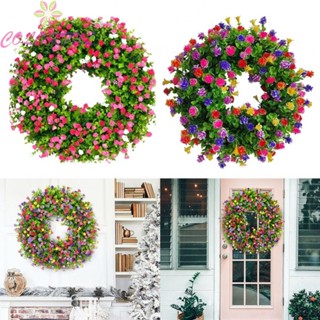 【COLORFUL】Wreaths Decoration Decorative Eucalyptus Farmhouse Indoors &amp; Outdoors Parties