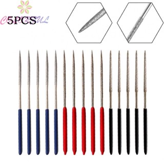 【COLORFUL】Needle Files For Ceramic Glass Replacement Files Round 140mm Diamond Files