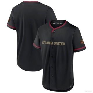 เสื้อคาร์ดิแกนเบสบอล YP2 2023-2024 MLS Atlanta United Jersey PY2