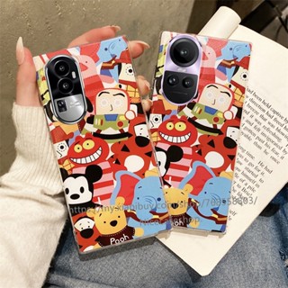 พร้อมส่ง เคสโทรศัพท์มือถือแบบนิ่ม TPU กันกระแทก ลายการ์ตูนช้างเด็ก สีสดใส สําหรับ OPPO Reno10 Reno10 Pro+ Plus 5G OPPO A78 4G 2023 Reno10 Pro 5G