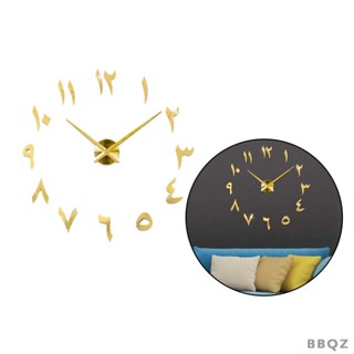 [Bbqz01] สติกเกอร์อะคริลิค รูปตัวเลขโรม 3D สําหรับตกแต่งผนังห้องนอน เลานจ์ DIY