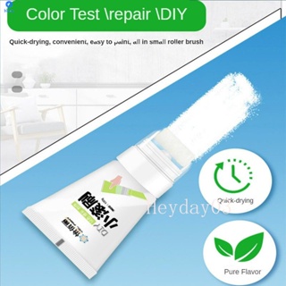 Wall Paint Rolling Brush Wall Paint Wall Repair Cleaning Products, For Color Change and Environmental Protection, Graphite Cover, Small Roll, Paint, Wallpaper 【bluey】