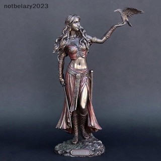 [notbelazy] รูปปั้นเรซิ่น Morrigan The Celtic Goddess Of Battle With Crow &amp; Statue