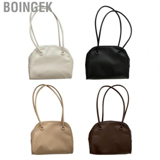 Boingek Women Casual Bag  Shoulder  Double Straps Lightweight Pure Color Multifunctional for Outdoor Shopping