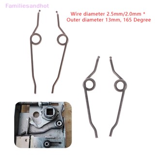 Familiesandhot&gt; 1 คู่ 2.0 มม. / 2.5 มม. 165 องศา สลักล็อคประตู สลักกลับ สปริงแรงบิด ดึงกลับ ล็อคภายใน ล็อคร่างกาย อุปกรณ์ซ่อมแซมอย่างดี