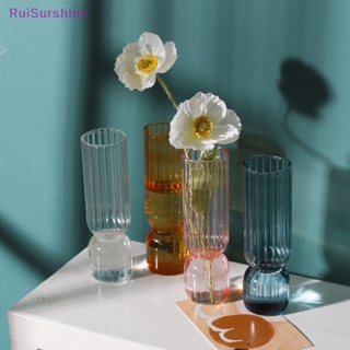 Ruisurshine แจกันดอกไม้ แจกันแก้ว สไตล์นอร์ดิก สร้างสรรค์ เครื่องประดับ ตกแต่ง ใหม่