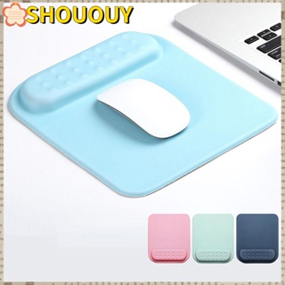 SHOUOUY แผ่นรองเมาส์ซิลิโคน ตามหลักสรีรศาสตร์ สําหรับเล่นเกม