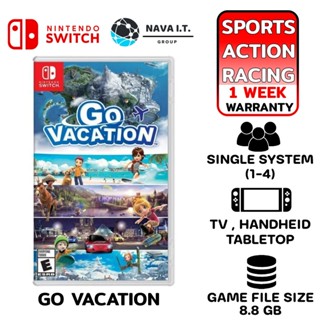 COINSคืน15%⚡FB9JMZV6⚡ NINTENDO GO VACATION SWITC แผ่นเกมส์ JOY-CON ของแท้จากศูนย์