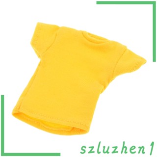 [Szluzhen1] ตุ๊กตาฟิกเกอร์แขนสั้น 1:12 ทรงหลวม แฮนด์เมด แฟชั่น สําหรับตุ๊กตา 6 นิ้ว