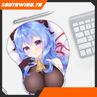 HOT！ Creative Cartoon Anime 3D Sexy Chest Silicone Mouse Pad Wrist Rest Support. ซื้อทันที เพิ่มลงในรถเข็น