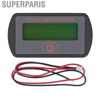 Superparis Meter Small Size LCD Display  Voltage Indicator 8‑63V