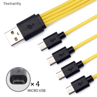 [TheVatifly] สายเคเบิลแยก 5V 2A Usb 2.0 เป็น Micro Usb 2/4 Micro Usb สําหรับ Android AA AAA [Preferred]