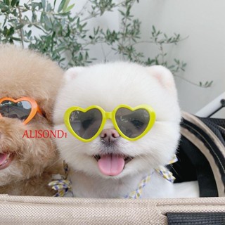 ALISOND1 แว่นตากันแดดน่ารัก อุปกรณ์เสริม สําหรับสัตว์เลี้ยง สุนัข แมว