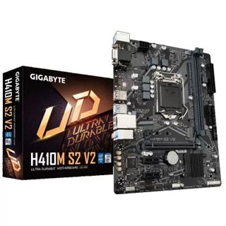 Gigabyte H410M S2 V2 เมนบอร์ดคอมพิวเตอร์ตั้งโต๊ะ CPU10400 10500 สําหรับ QRVM