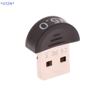 Utzn&gt; อะแดปเตอร์รับส่งสัญญาณเสียงบลูทูธไร้สาย USB 5.0 สําหรับคอมพิวเตอร์ PC แล็ปท็อป