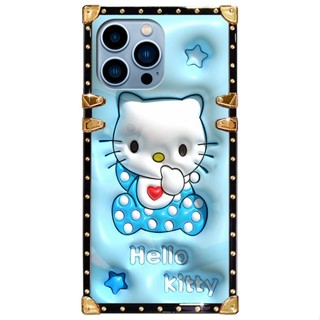 For Xiaomi Mi POCO X3 NFC 10T 11T 12T 11 12 Lite Redmi A1 9 9A 9C 9T 10 10A 10C 12C Note8 Note9 Note10 Note11 Note12 Pro Note9S Note10S Note11S Hellokitty Square Phone Case B11