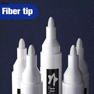 [Dhin] White Marker Pen Oil Thick Nib Waterproof Art Special White Marker Pen Fast Drying For Metal Rubber Engine Screw Graffiti Marker COD