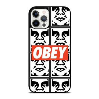 Obey เคสโทรศัพท์มือถือ กันกระแทก ลายโลโก้ สําหรับ IPhone 14 Plus 13 Pro Max 12 Mini X