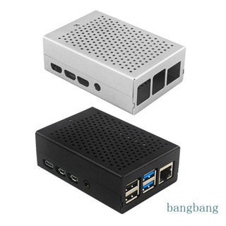 Bang พัดลมระบายความร้อน เมนบอร์ด อลูมิเนียม สําหรับ Raspberry Pi 4B 4B