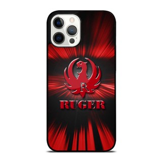 Ruger เคสโทรศัพท์มือถือ กันตก ป้องกัน ลายสัญลักษณ์ Firearm สําหรับ IPhone 14 Plus 13 Pro Max 12 Mini X